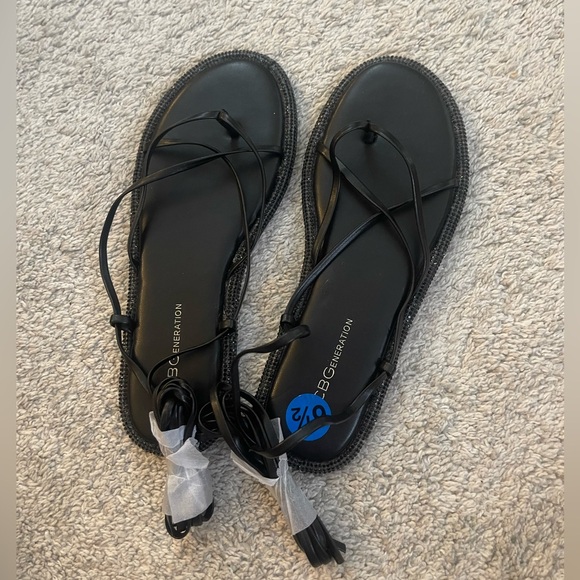 NWT BCBGeneration Tarin Ankle Tie Sandal (Women) - Size 6.5 - Picture 3 of 4